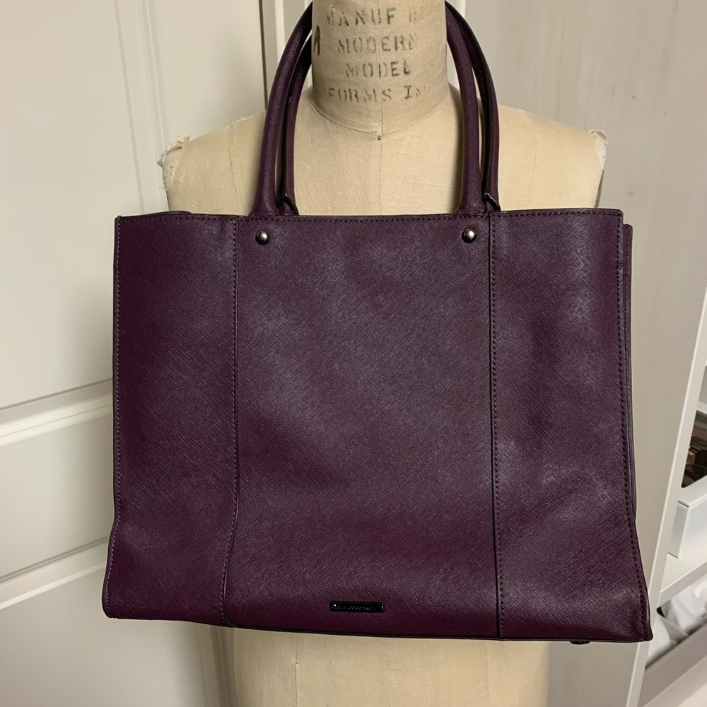 Wine color Rebecca Minkoff tote